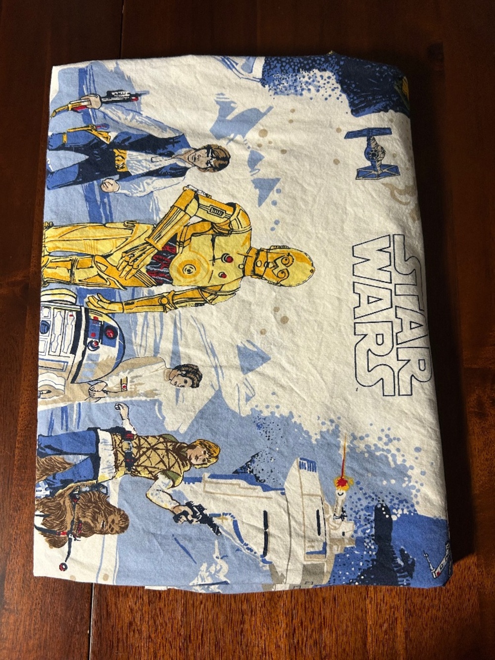 Pottery Barn Kids Star Wars Empire Strikes Back Flat Sheet